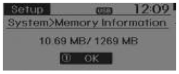 Informacje o pamięci (opcja)