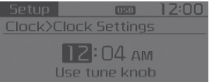 Clock Settings 