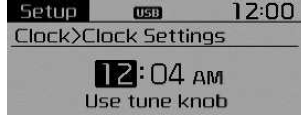 Clock Settings (Ustawienia zegara)