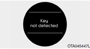 Key not detected