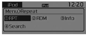 MENU: iPod