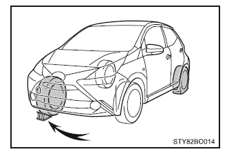 Toyota Aygo: Wymiana Koła Z Przebitą Oponą - Gdy Zostanie Przebita Opona (Wersje Wyposażone W Koło Zapasowe) - Postępowanie W Sytuacjach Awaryjnych - Sytuacje Awaryjne