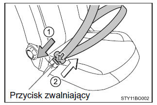 Zapinanie i odpinanie pasa bezpieczeństwa